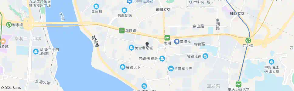 重庆白鹤路_公交站地图_重庆公交_妙搜公交查询2025