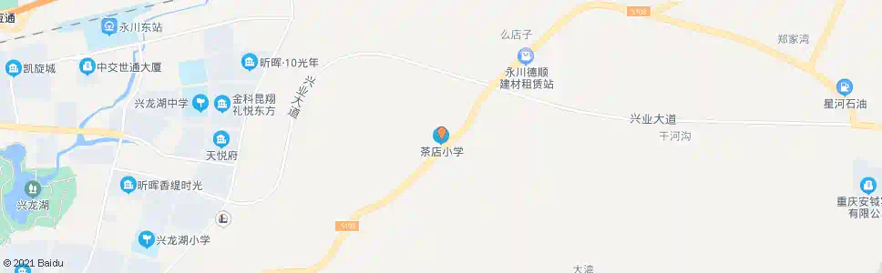 重庆茶店小学_公交站地图_重庆公交_妙搜公交查询2025