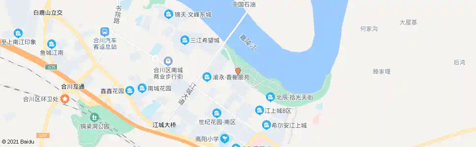 重庆江山名门_公交站地图_重庆公交_妙搜公交查询2025