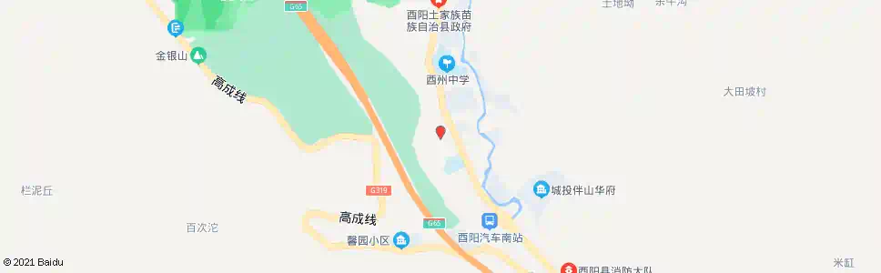 重庆酉州花园_公交站地图_重庆公交_妙搜公交查询2025