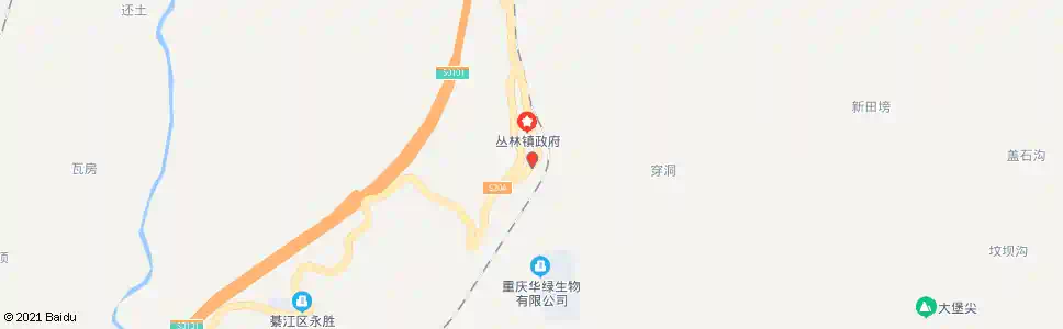 重庆丛林桥_公交站地图_重庆公交_妙搜公交查询2025