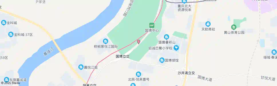 重庆博览中心南站_公交站地图_重庆公交_妙搜公交查询2025