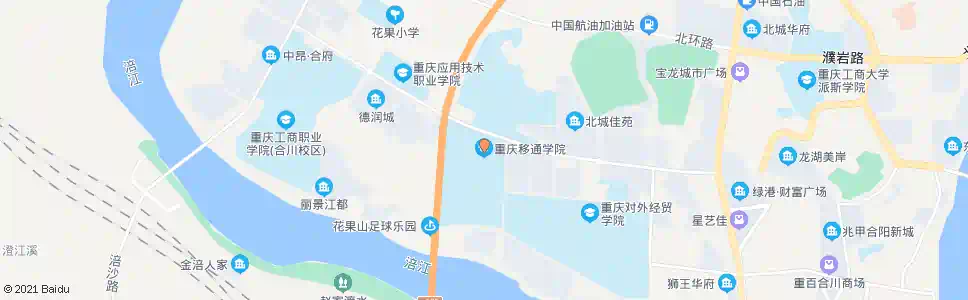 重庆移通学院_公交站地图_重庆公交_妙搜公交查询2025