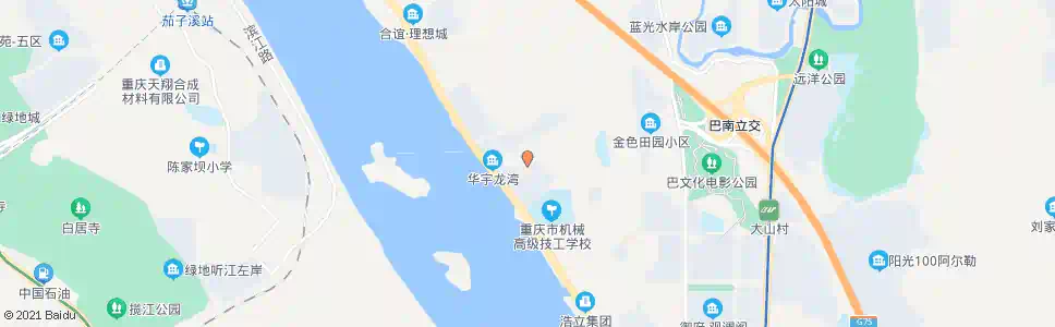 重庆南郊医院_公交站地图_重庆公交_妙搜公交查询2025