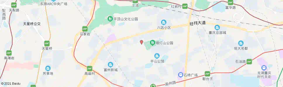 重庆香榭里饭店_公交站地图_重庆公交_妙搜公交查询2025