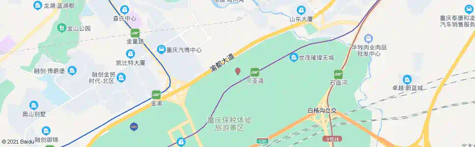 重庆物流园_公交站地图_重庆公交_妙搜公交查询2025