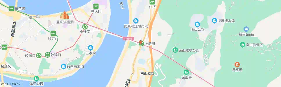 重庆上新街站_公交站地图_重庆公交_妙搜公交查询2025