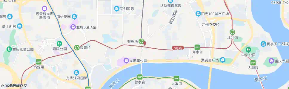 重庆鲤鱼池_公交站地图_重庆公交_妙搜公交查询2025