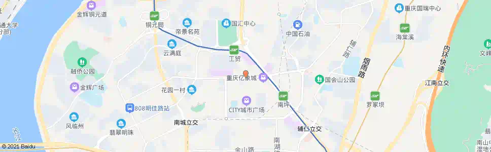 重庆灯饰广场_公交站地图_重庆公交_妙搜公交查询2025