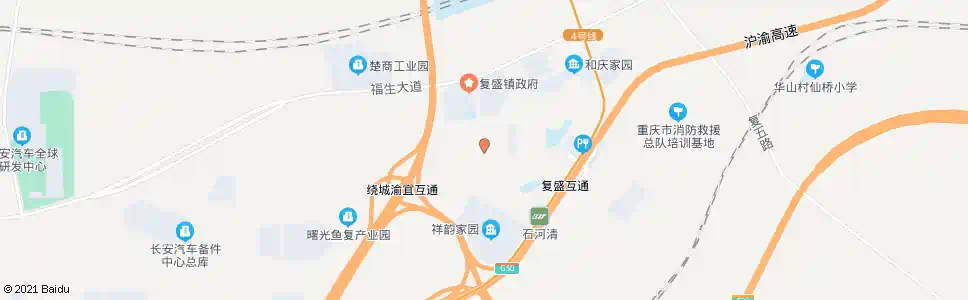 重庆鱼盛路口_公交站地图_重庆公交_妙搜公交查询2025