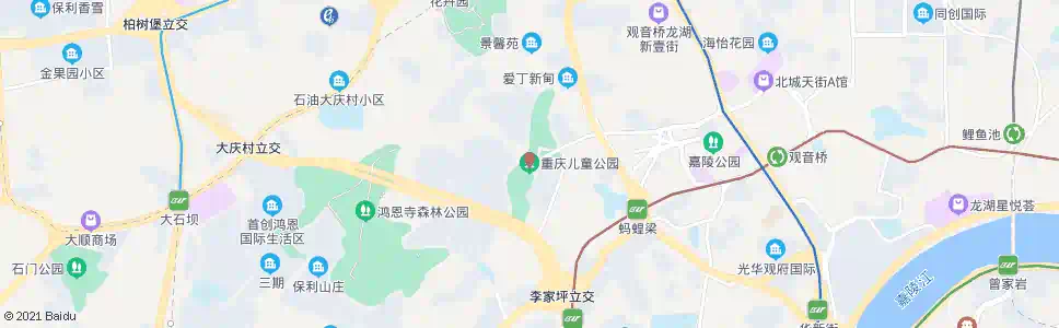 重庆重庆儿童公园_公交站地图_重庆公交_妙搜公交查询2025