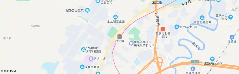 重庆状元碑站_公交站地图_重庆公交_妙搜公交查询2025