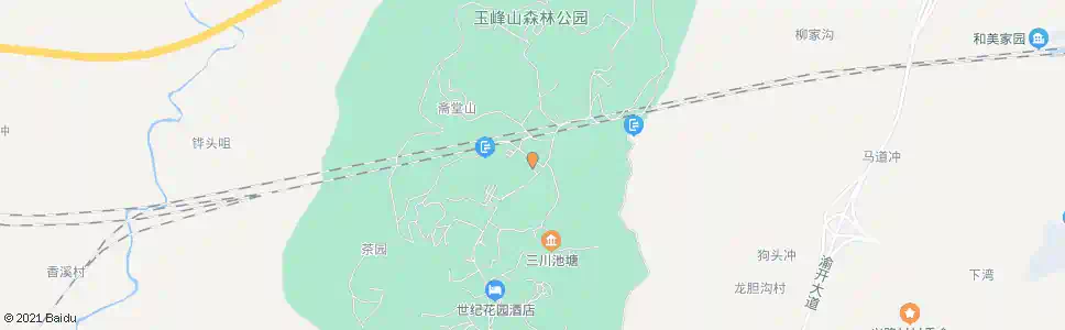 重庆玉峰山村委会_公交站地图_重庆公交_妙搜公交查询2025