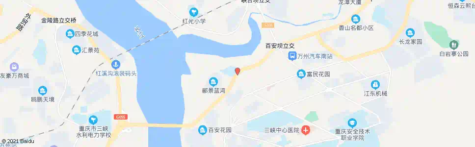 重庆五桥中学_公交站地图_重庆公交_妙搜公交查询2025