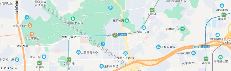重庆人和(路口)_公交站地图_重庆公交_妙搜公交查询2025