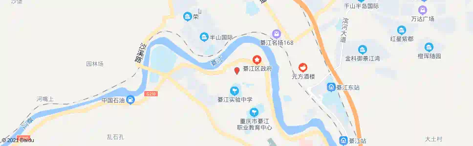 重庆南州公园_公交站地图_重庆公交_妙搜公交查询2025