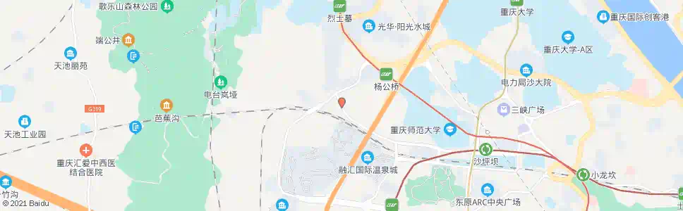 重庆杨梨路口_公交站地图_重庆公交_妙搜公交查询2025