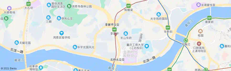 重庆李家坪_公交站地图_重庆公交_妙搜公交查询2025