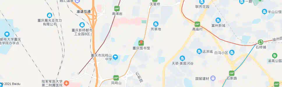 重庆重庆图书馆_公交站地图_重庆公交_妙搜公交查询2025