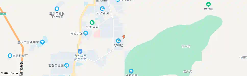 重庆西彭三环路_公交站地图_重庆公交_妙搜公交查询2025