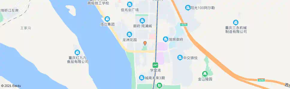 重庆巴南老干局_公交站地图_重庆公交_妙搜公交查询2025