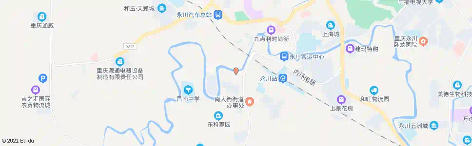 重庆威尼斯蓝湾_公交站地图_重庆公交_妙搜公交查询2025