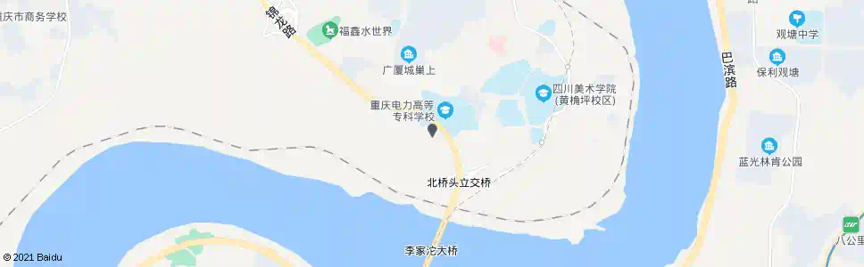 重庆电力高专B区_公交站地图_重庆公交_妙搜公交查询2025