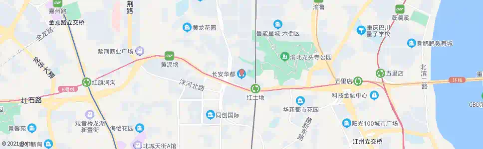 重庆长安华都_公交站地图_重庆公交_妙搜公交查询2025