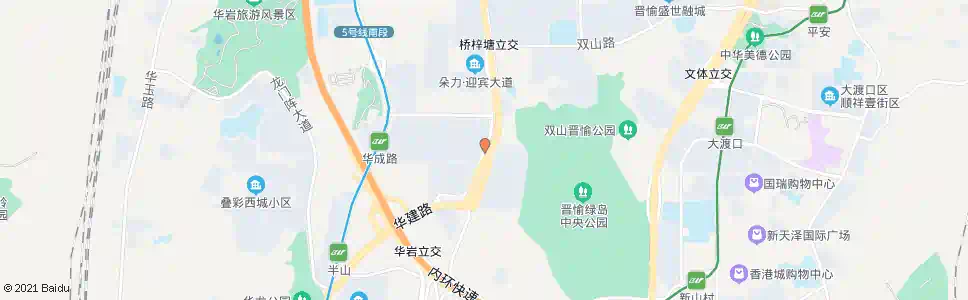 重庆华福社区_公交站地图_重庆公交_妙搜公交查询2025