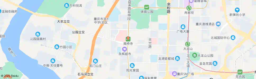 重庆南桥寺_公交站地图_重庆公交_妙搜公交查询2025