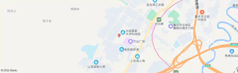 重庆北碚行政中心_公交站地图_重庆公交_妙搜公交查询2025