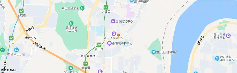 重庆新城医院_公交站地图_重庆公交_妙搜公交查询2025
