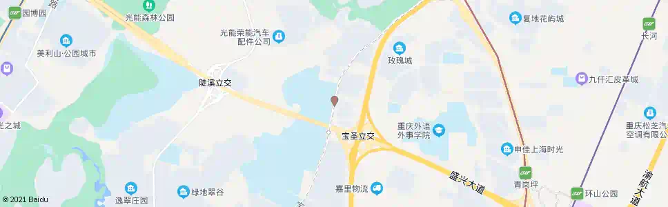 重庆西政渝北分校_公交站地图_重庆公交_妙搜公交查询2025