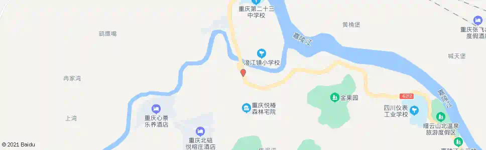 重庆涪江大桥新城上桥立交桥_公交站地图_重庆公交_妙搜公交查询2025