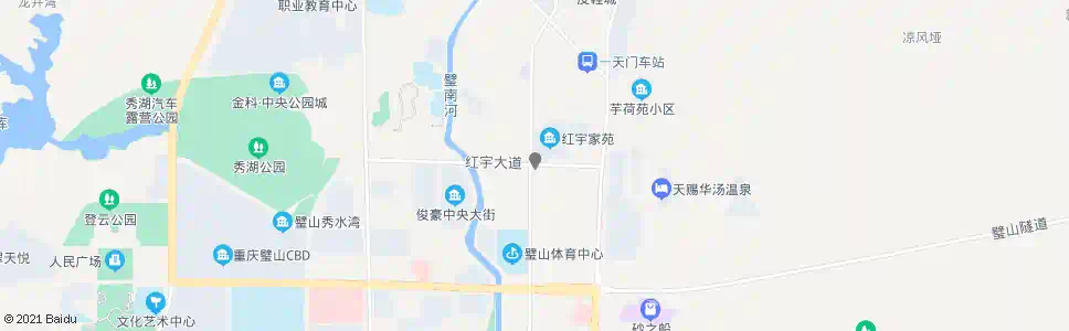 重庆红宇大道_公交站地图_重庆公交_妙搜公交查询2025