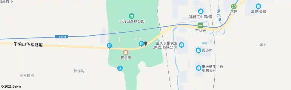 重庆华福隧道口_公交站地图_重庆公交_妙搜公交查询2025