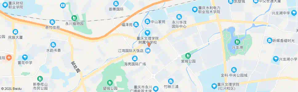 重庆江鸿饭店_公交站地图_重庆公交_妙搜公交查询2025