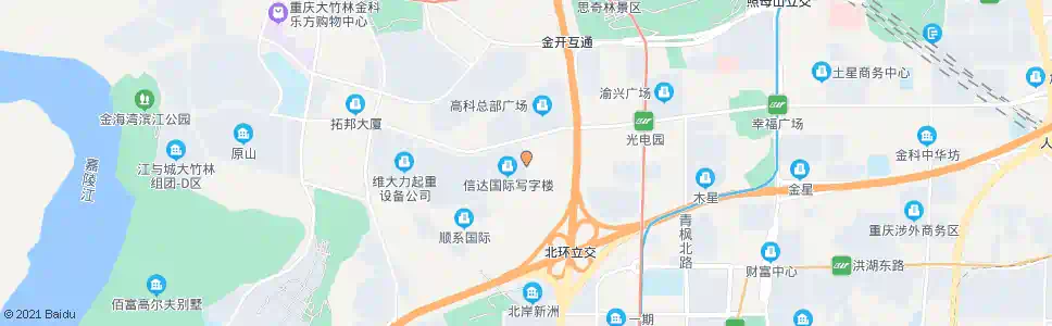 重庆嵩山南路_公交站地图_重庆公交_妙搜公交查询2025