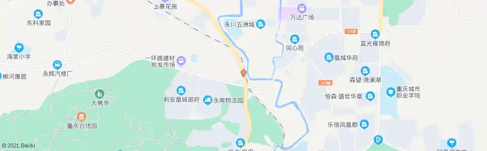 重庆公铁立交桥站_公交站地图_重庆公交_妙搜公交查询2025