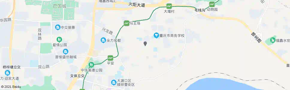 重庆二村路口_公交站地图_重庆公交_妙搜公交查询2025