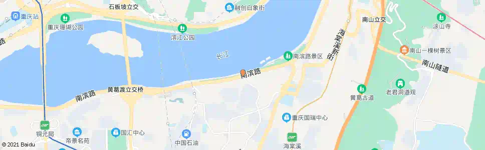 重庆南滨路晓月路口_公交站地图_重庆公交_妙搜公交查询2025