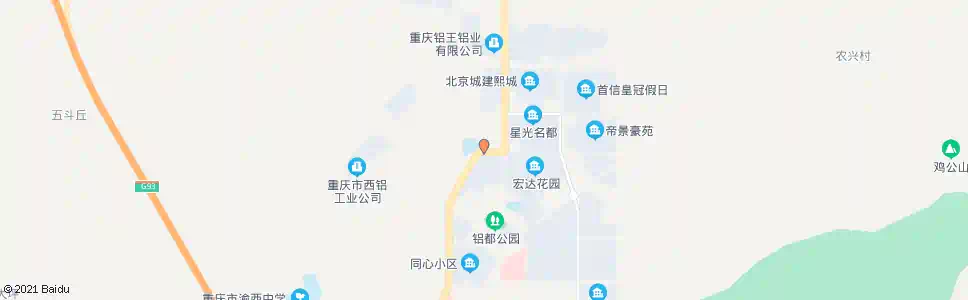 重庆西彭一中_公交站地图_重庆公交_妙搜公交查询2025