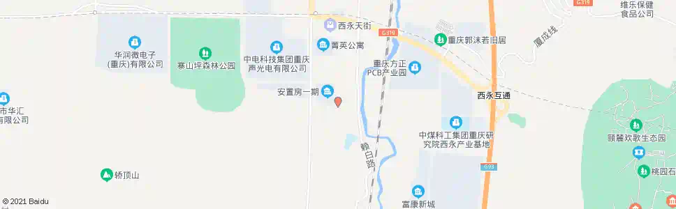 重庆西永农贸市场_公交站地图_重庆公交_妙搜公交查询2025