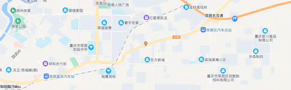 重庆园区二支路_公交站地图_重庆公交_妙搜公交查询2025