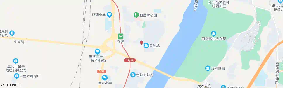 重庆嘉陵花园_公交站地图_重庆公交_妙搜公交查询2025