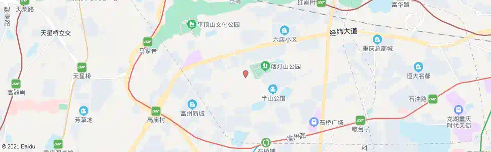 重庆南方新城_公交站地图_重庆公交_妙搜公交查询2025