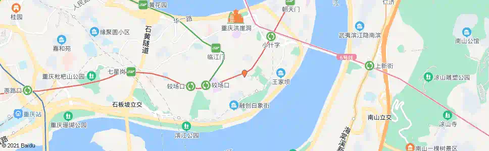 重庆长城大厦_公交站地图_重庆公交_妙搜公交查询2025