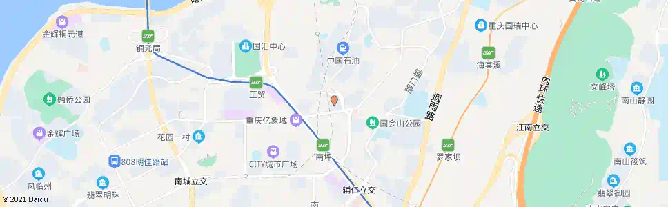 重庆南坪(星宇花园)_公交站地图_重庆公交_妙搜公交查询2025