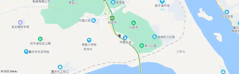 重庆鱼洞大桥北桥头_公交站地图_重庆公交_妙搜公交查询2025
