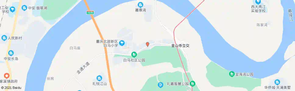 重庆白马幼儿园_公交站地图_重庆公交_妙搜公交查询2025